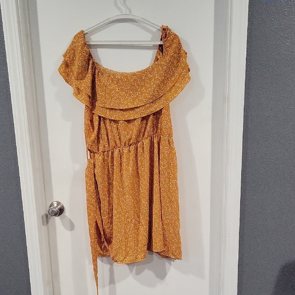 Floral Yellow Dress